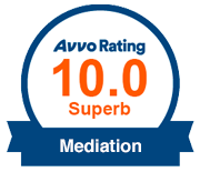 Avvo Rating 10.0 Superb Mediation