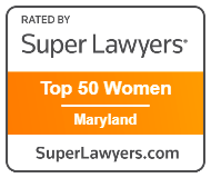 Super Lawyers Top 50 Woman Maryland